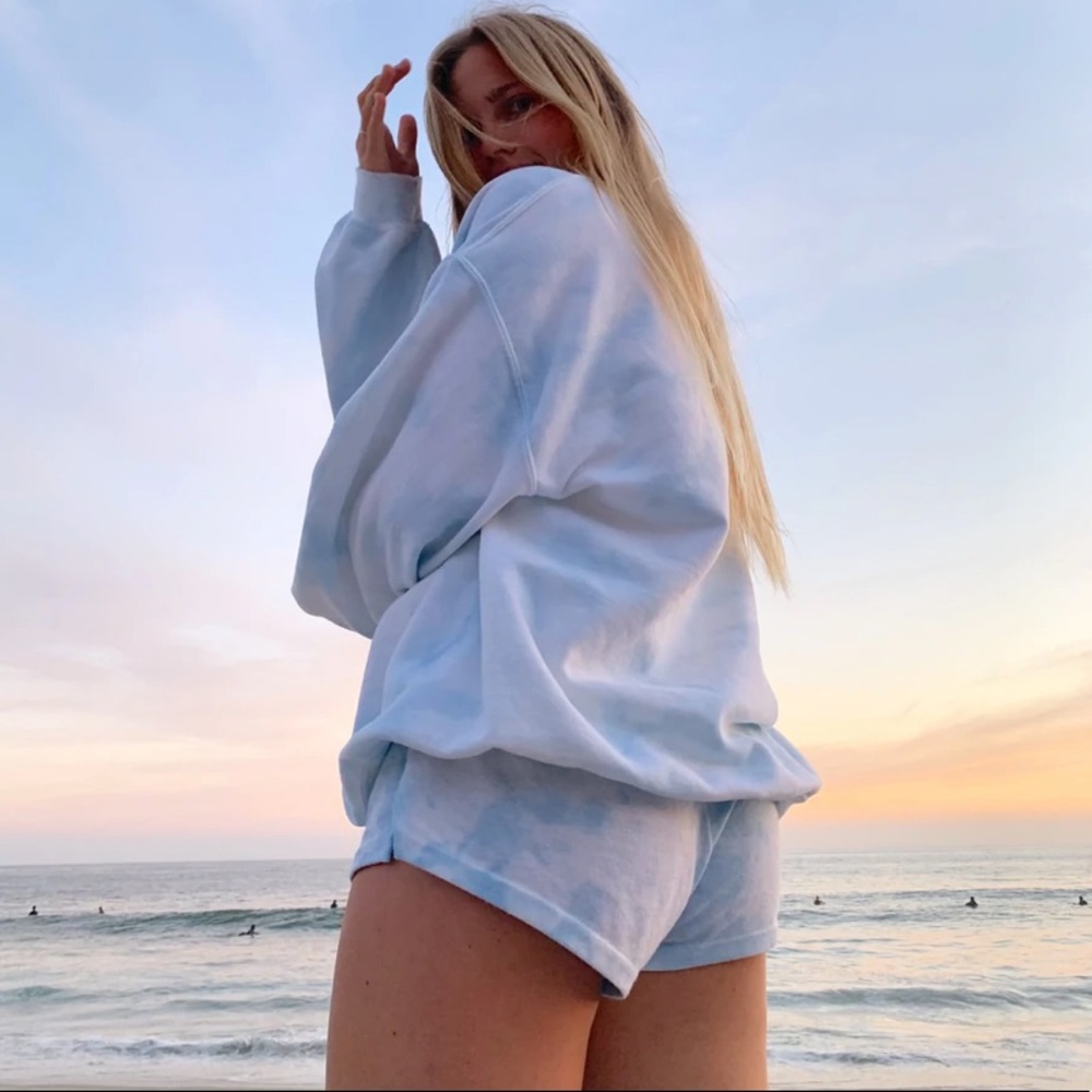 SEVEN the Label Crewneck in “Baby”